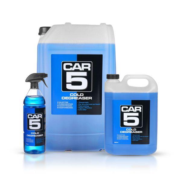 CAR5 Cold Degreaser kaldavfetting i flaske til forvask av bil