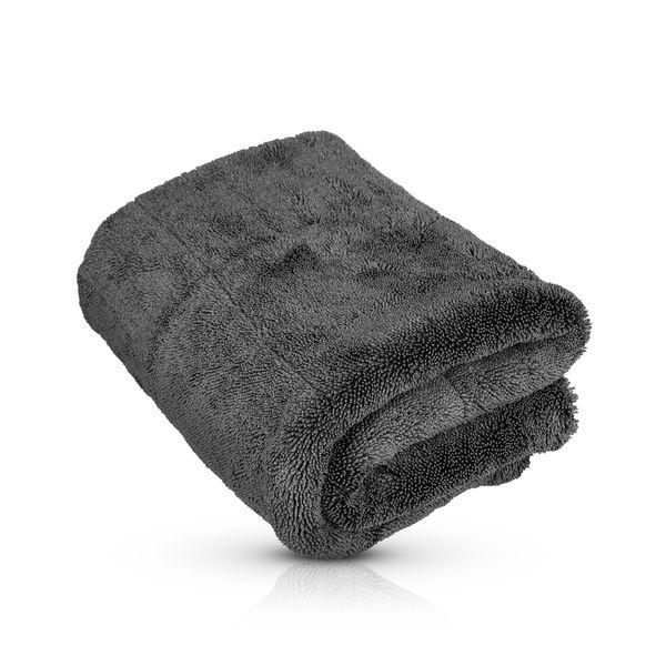 King Carthur Black Diamond sort premium mikrofiber tørkehåndkle til bil