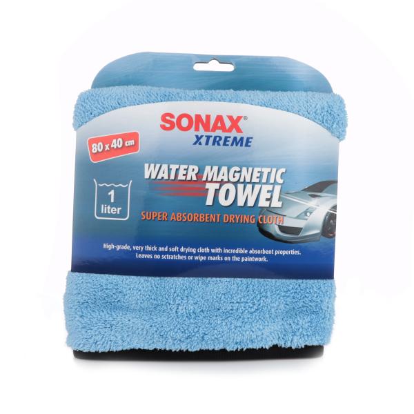SONAX Xtreme Water Magnetic Towel gul mikrofiber tørkehåndkle til bil